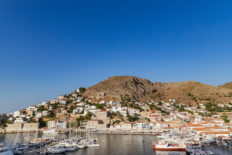 Professional vacation photoshoot in Hydra, Greece