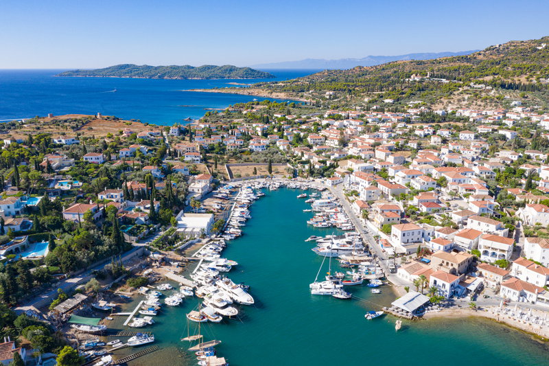 Professionelles Urlaubs-Fotoshooting in Spetses, Griechenland
