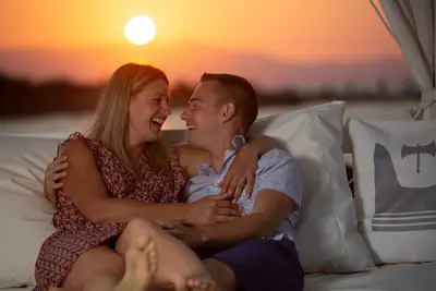 Honeymoon photoshoot in Chania by Teo F