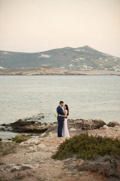 Wedding photoshoot in Paros by Kostas F