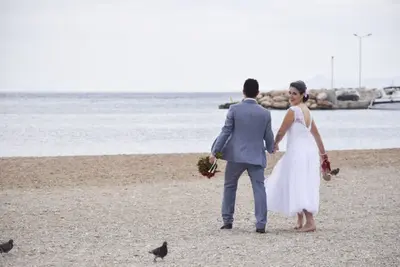Wedding photoshoot in Athens Riviera by Kostas F