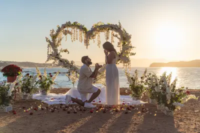 Proposal photoshoot in Chania by Denys F