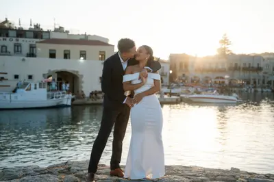 Engagement photoshoot in Rethymno by Denys F