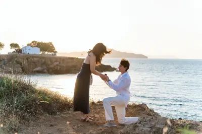 Proposal photoshoot in Chania by Denys F