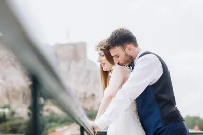 Wedding photoshoot in Athens by Sotiris P