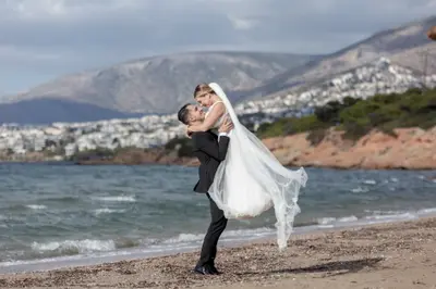 Wedding photoshoot in Athens Riviera by Sotiris P