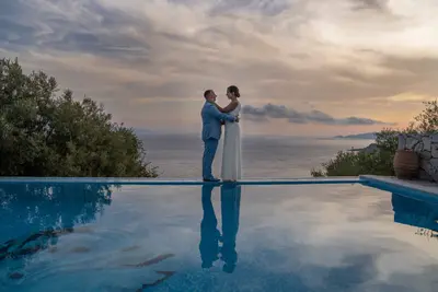 Engagement photoshoot in Lefkada by Konstantinos P