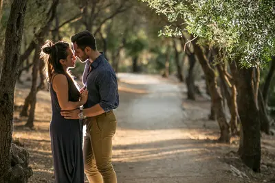 Engagement photoshoot in Athens by Christos A