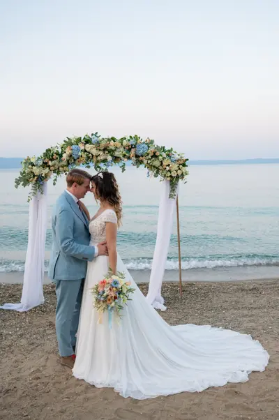 Wedding photoshoot in Halkidiki by Sakis B
