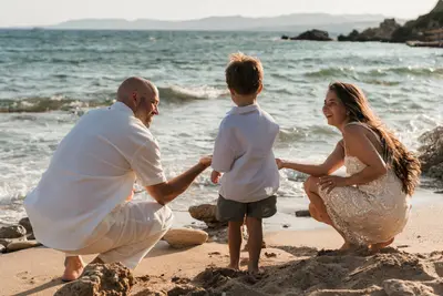 Family photoshoot on Rhodes by Chrysi I