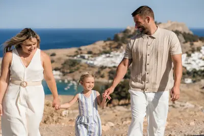 Family photoshoot on Rhodes by Chrysi I