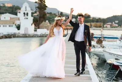 Wedding photoshoot on Corfu by Panagiotis K