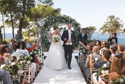 Wedding photoshoot on the Athens Riviera by Panagiotis K