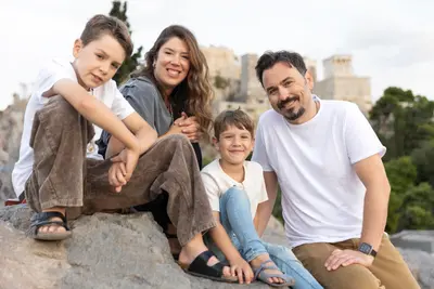 Family photoshoot in Athens by Vasilis G