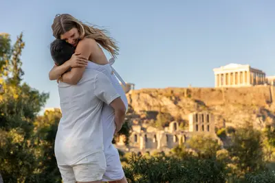 Engagement photoshoot in Athens by Vasilis G