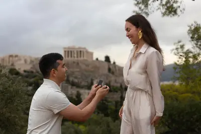 Proposal photoshoot in Athens by Vasilis G