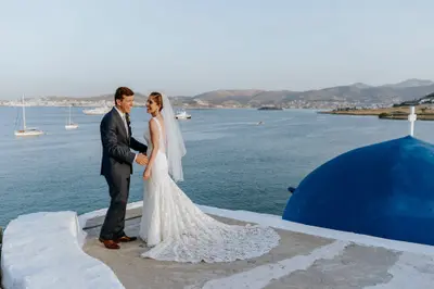 Wedding photoshoot on Paros by Michael S