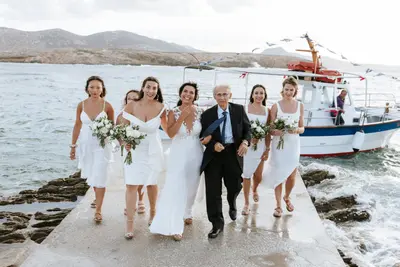 Wedding photoshoot on Naxos by Michael S
