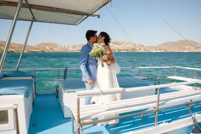 Wedding photoshoot on Paros by Michael S